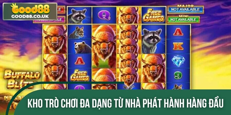 Kho game đồ sộ tại đây chắc chắn sẽ khiến bạn ấn tượng